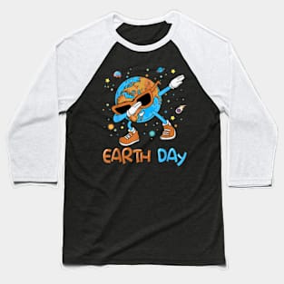 Happy Earth Day 2024 Funny Earth Day Dab Baseball T-Shirt